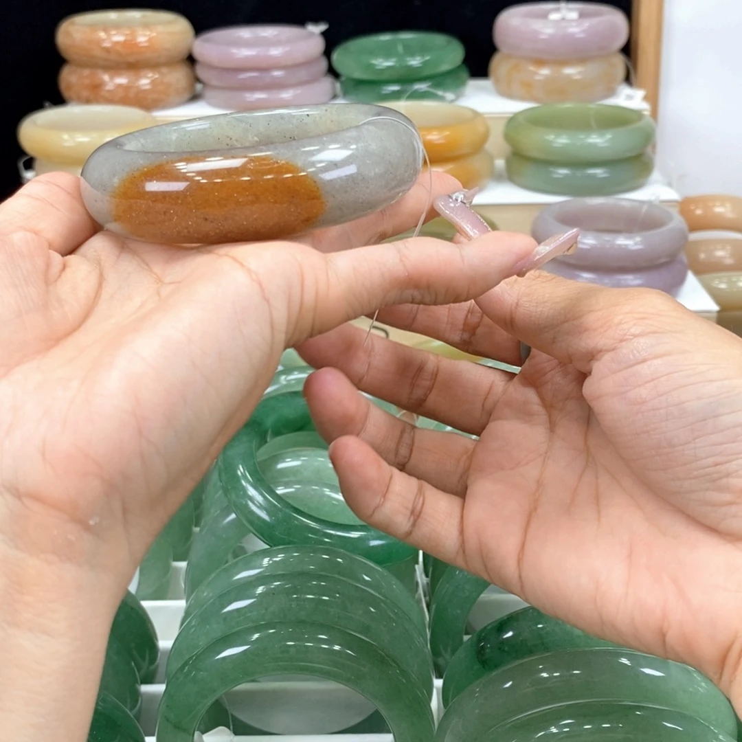 石英岩玉手镯未镶嵌爽***✨