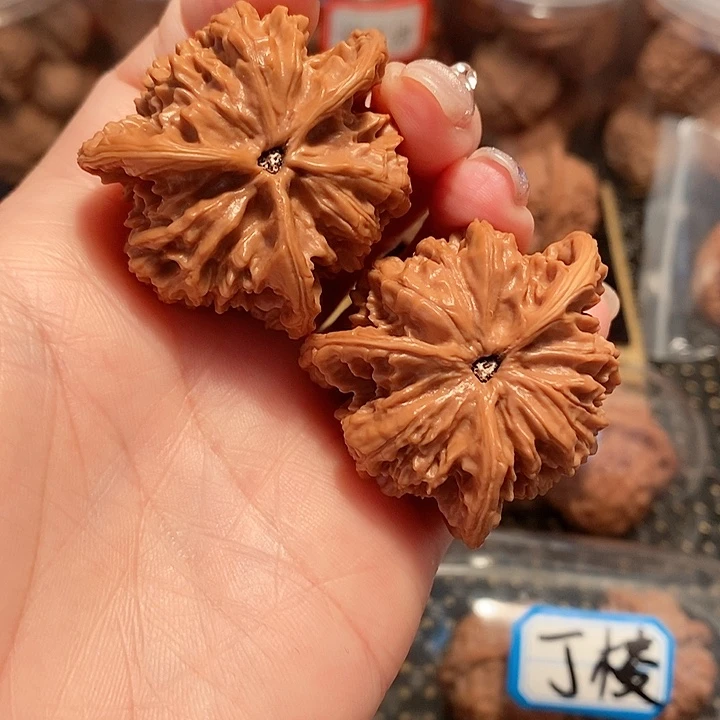 核桃手串/手链磊***间41尺寸人字三棱