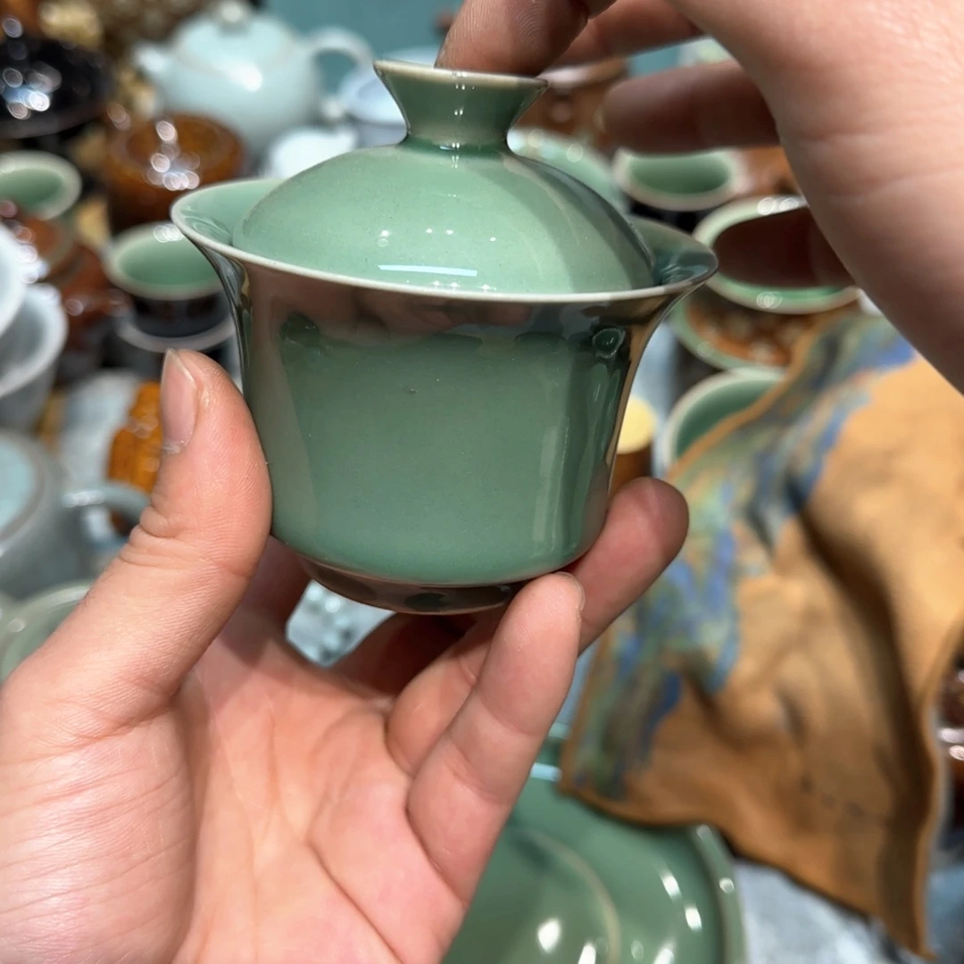 小金茶具青瓷茶器