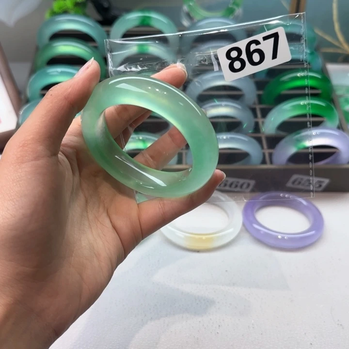 玉柳*歌时尚飘花手镯867