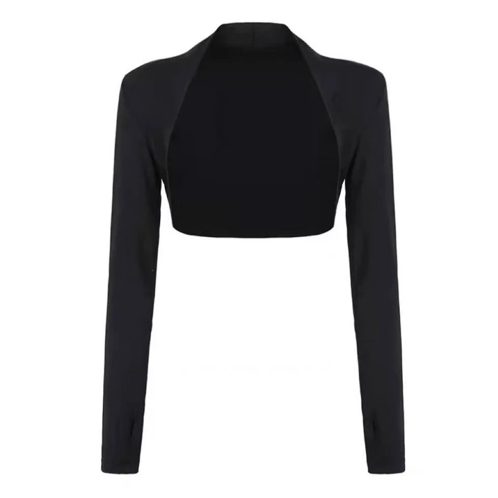 【遮手臂遮斜方肌】薄款开衫女装配吊带外搭罩衫披肩半截小坎肩外套