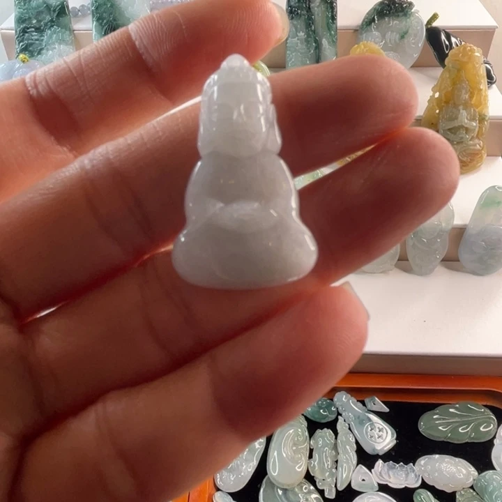 翡翠未镶嵌颈饰天然翡翠