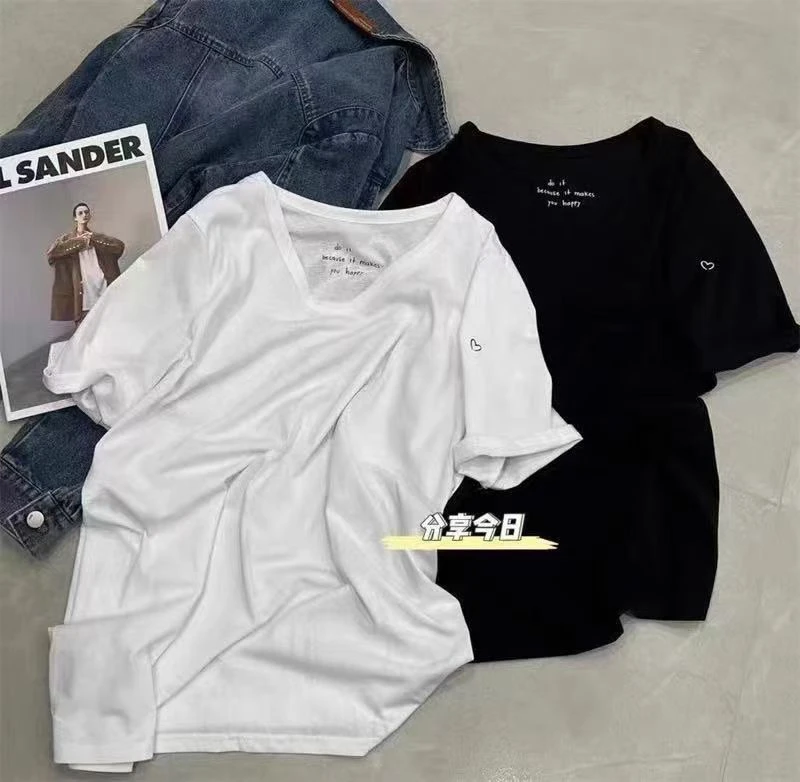 宽松休闲正肩不挑人体恤