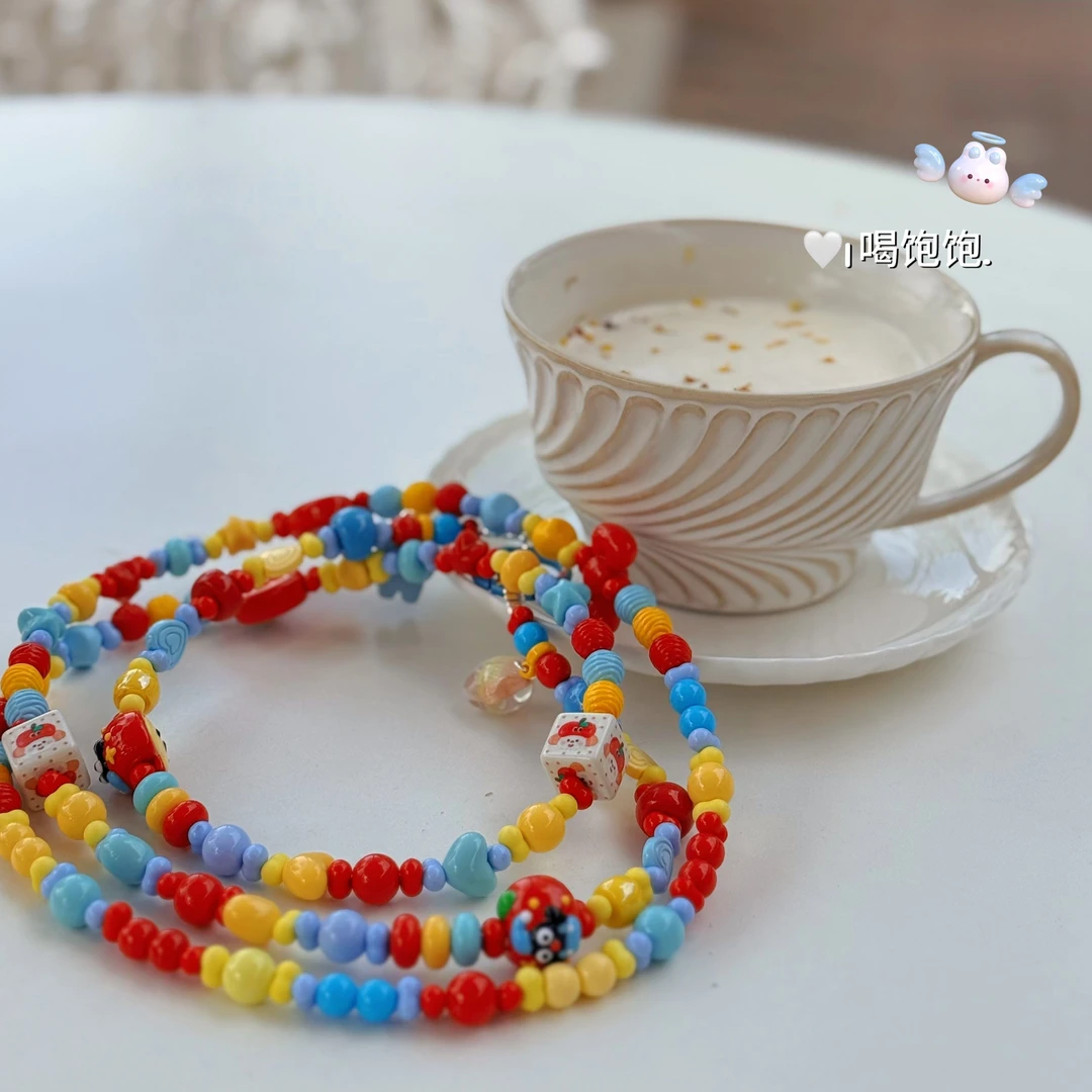 琥泊黄昏手作diy手机链成品链接