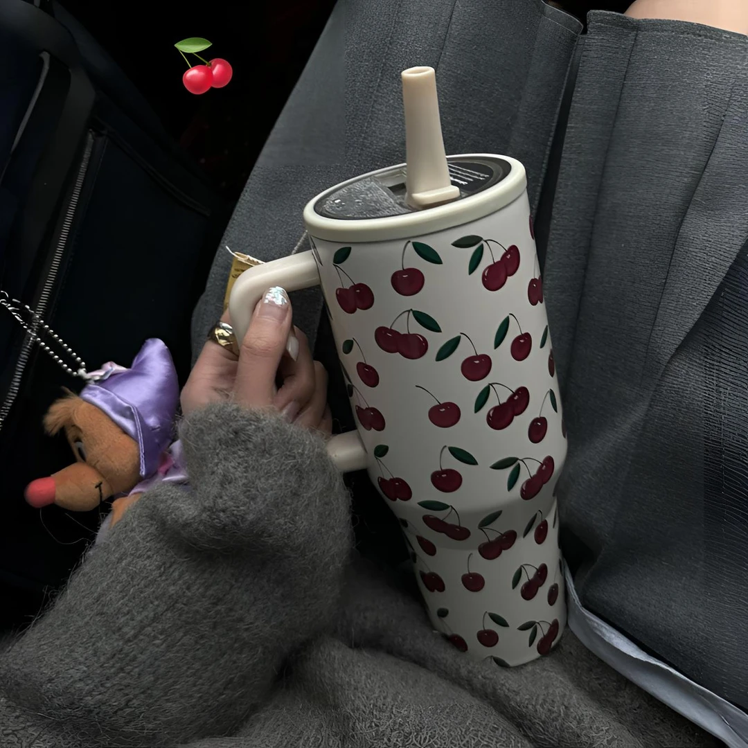 (现货)欧美Hydrojug不锈钢吸管杯密封保温保冷冰霸杯运动水杯车载