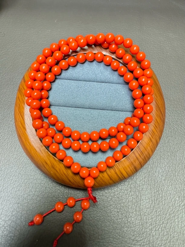 大圣3号 红色多圈手串 G178