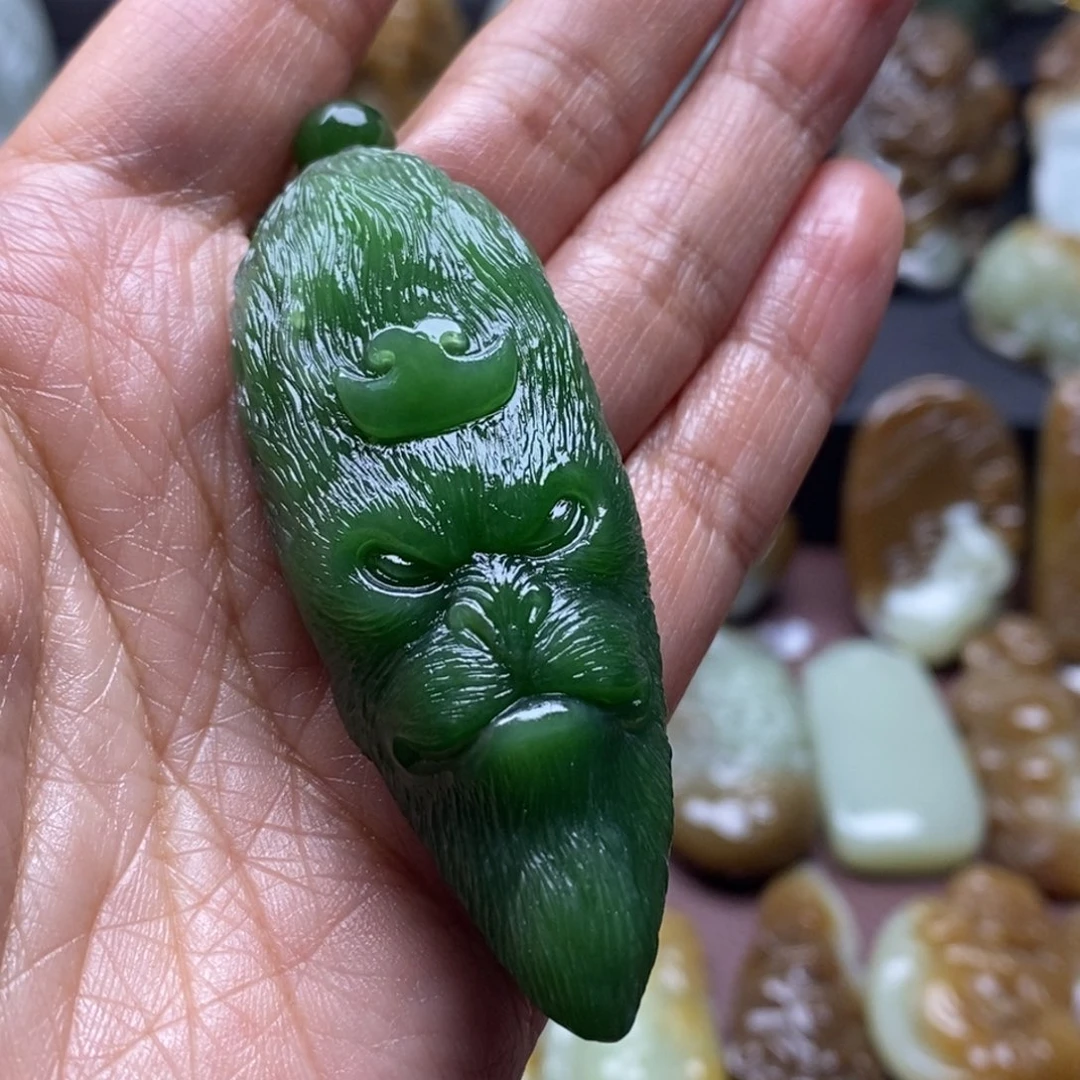 吊坠(不含链)未镶嵌和田玉（糖玉）