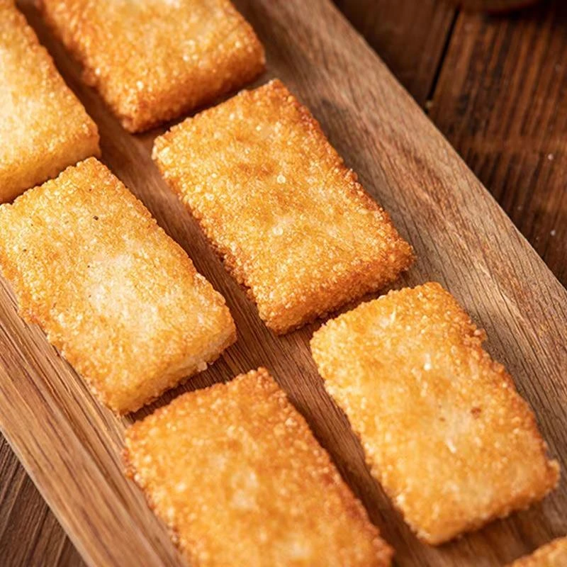 安徽特产粢饭糕咸味微辣半成品油炸类早餐代餐速食材糯米糍粑笋0g