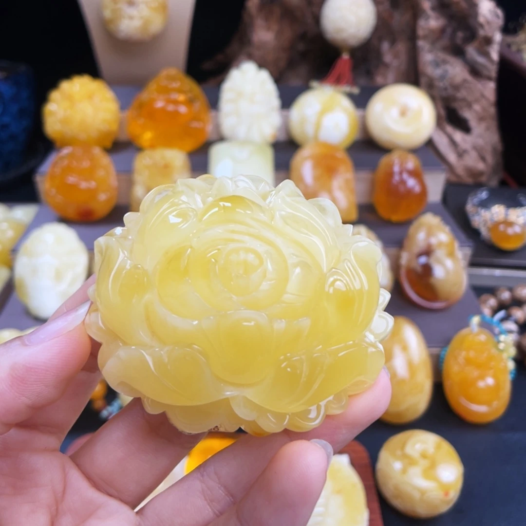 【闪购商品】未镶嵌琥珀珠宝奇石