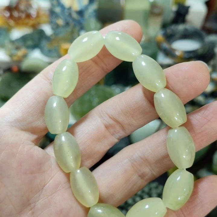 岫玉未镶嵌手串手串手串