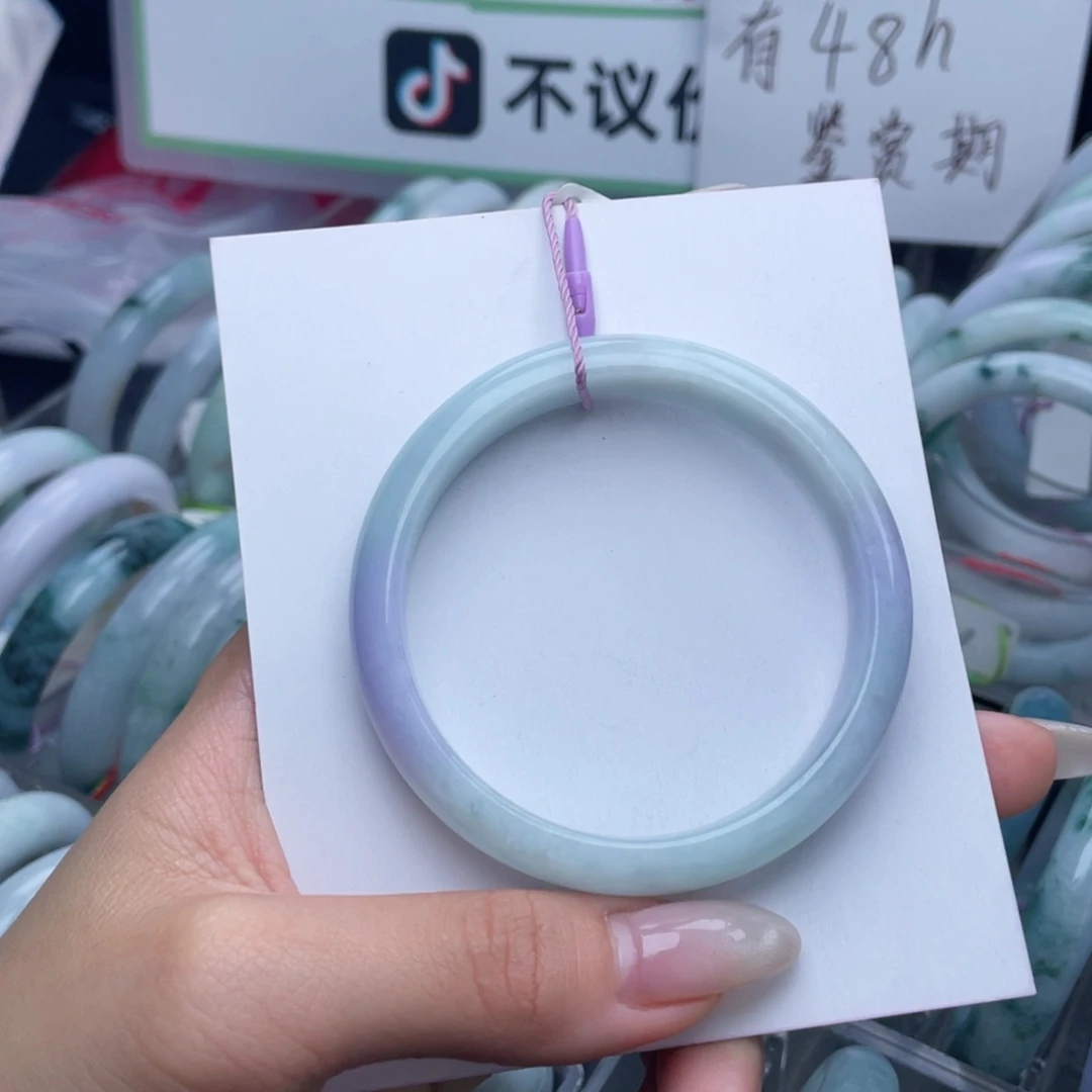 翡翠未镶嵌手镯55.6圈