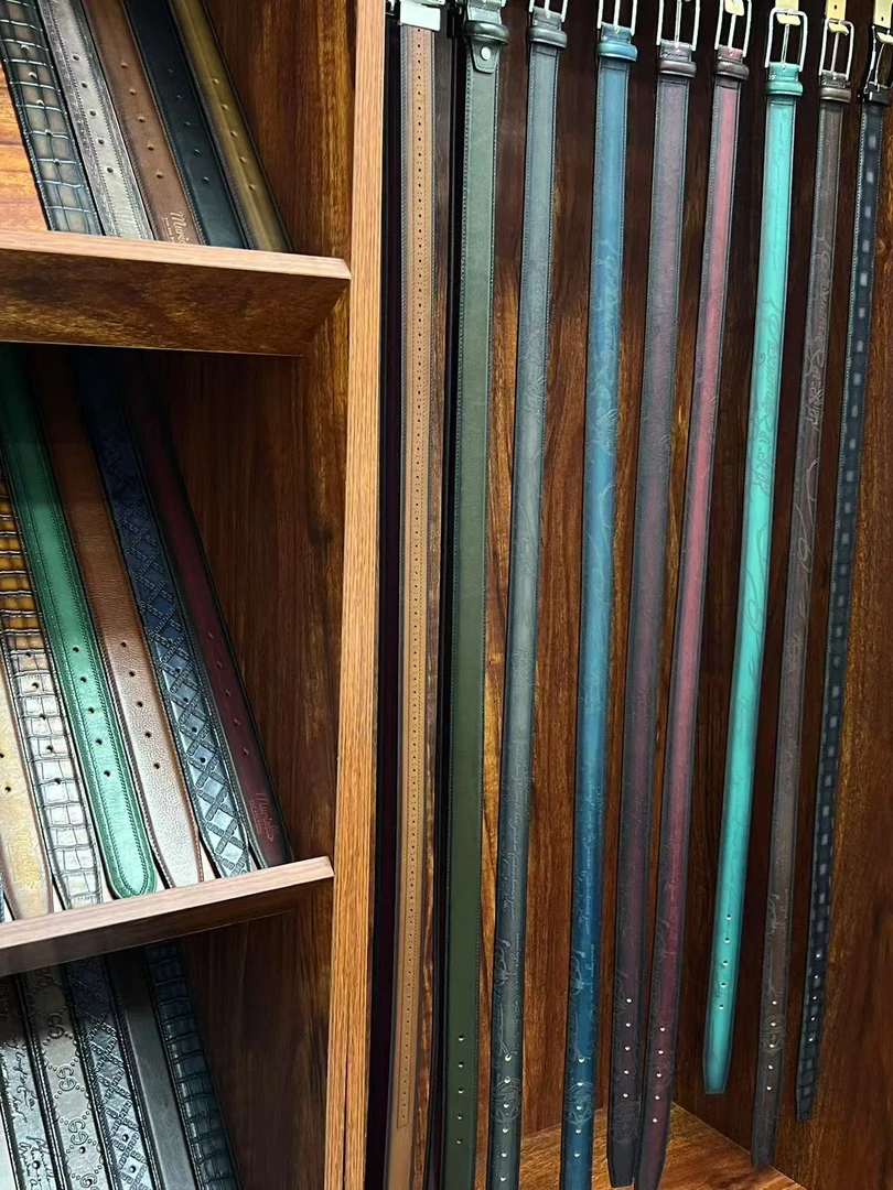 100%真皮休闲百搭潮流男士复古运动黑色皮带百搭腰带绿色棕色牛皮