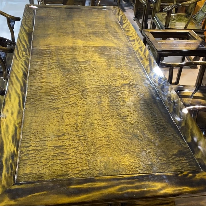 楠木茶桌八件套2.18米