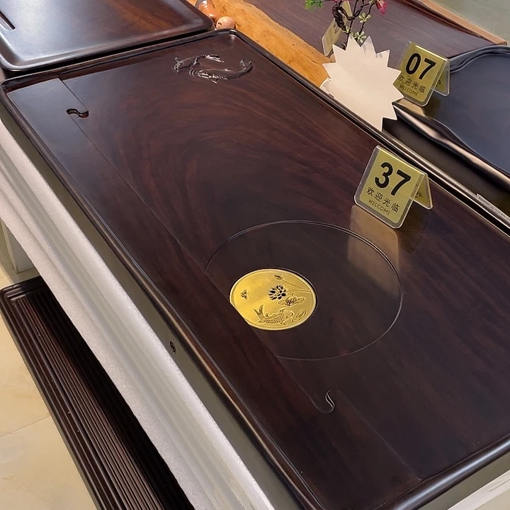 非洲进口黑檀木茶盘