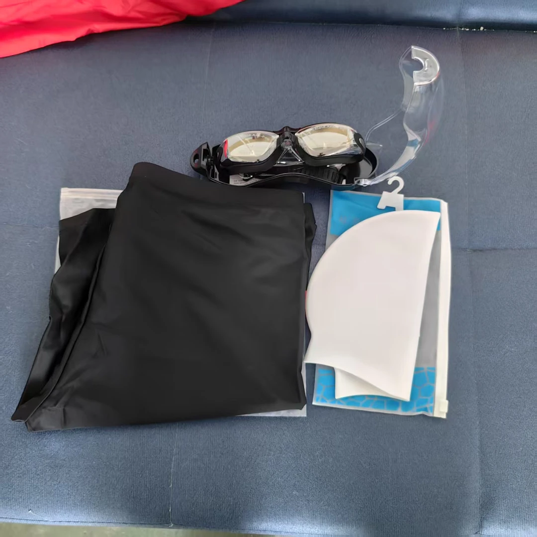 H32游泳三件套 泳裤/泳帽/泳镜