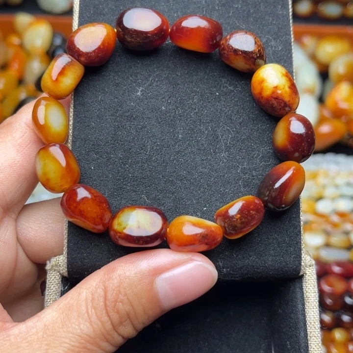 和田玉未镶嵌手链