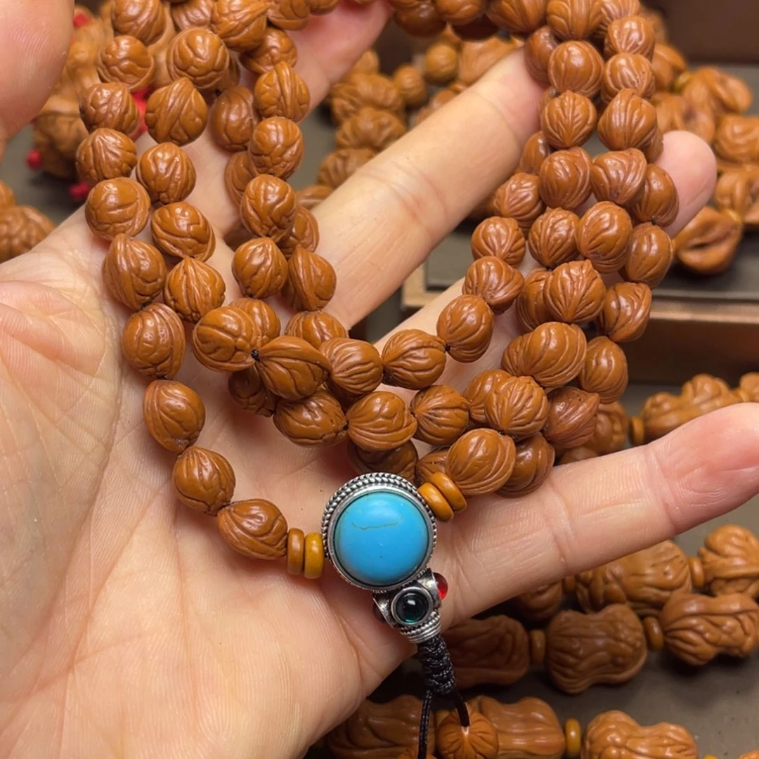 你***料手串桃核龙纹桃核21