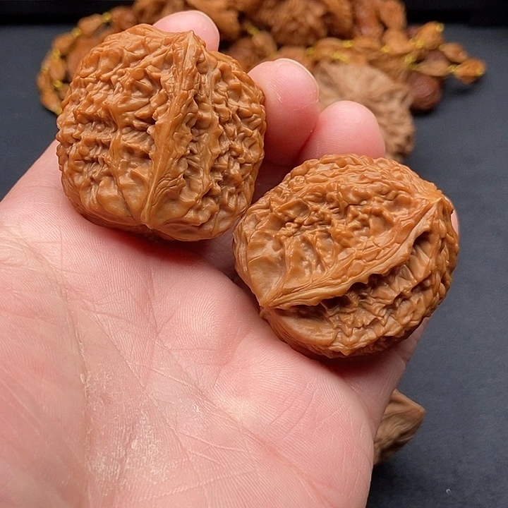 把件文玩核桃磨盘半壁