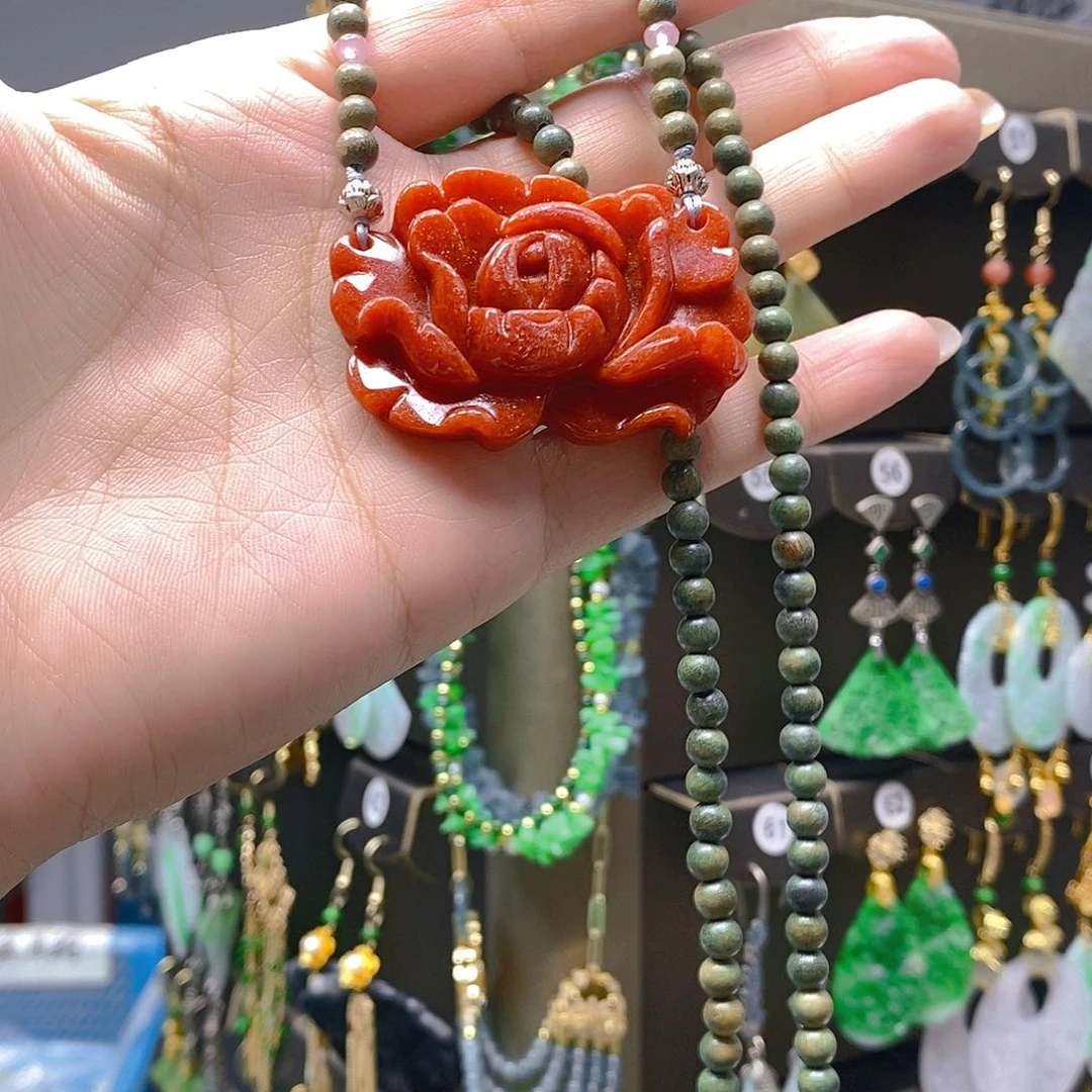 颈饰未镶嵌翡翠翡翠