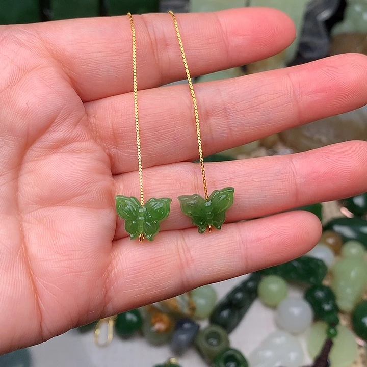和田玉颈饰未镶嵌吕*口