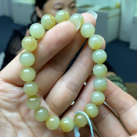 和田玉未镶嵌手链110