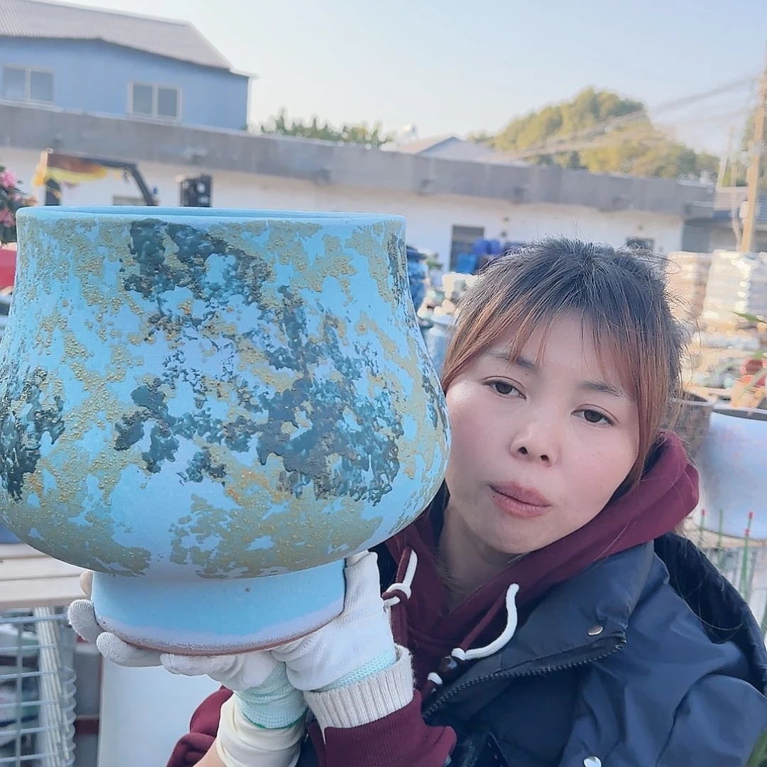 王嫂花盆1206-109高25口22