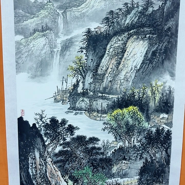 国画黄春香国画江山锦绣136/68