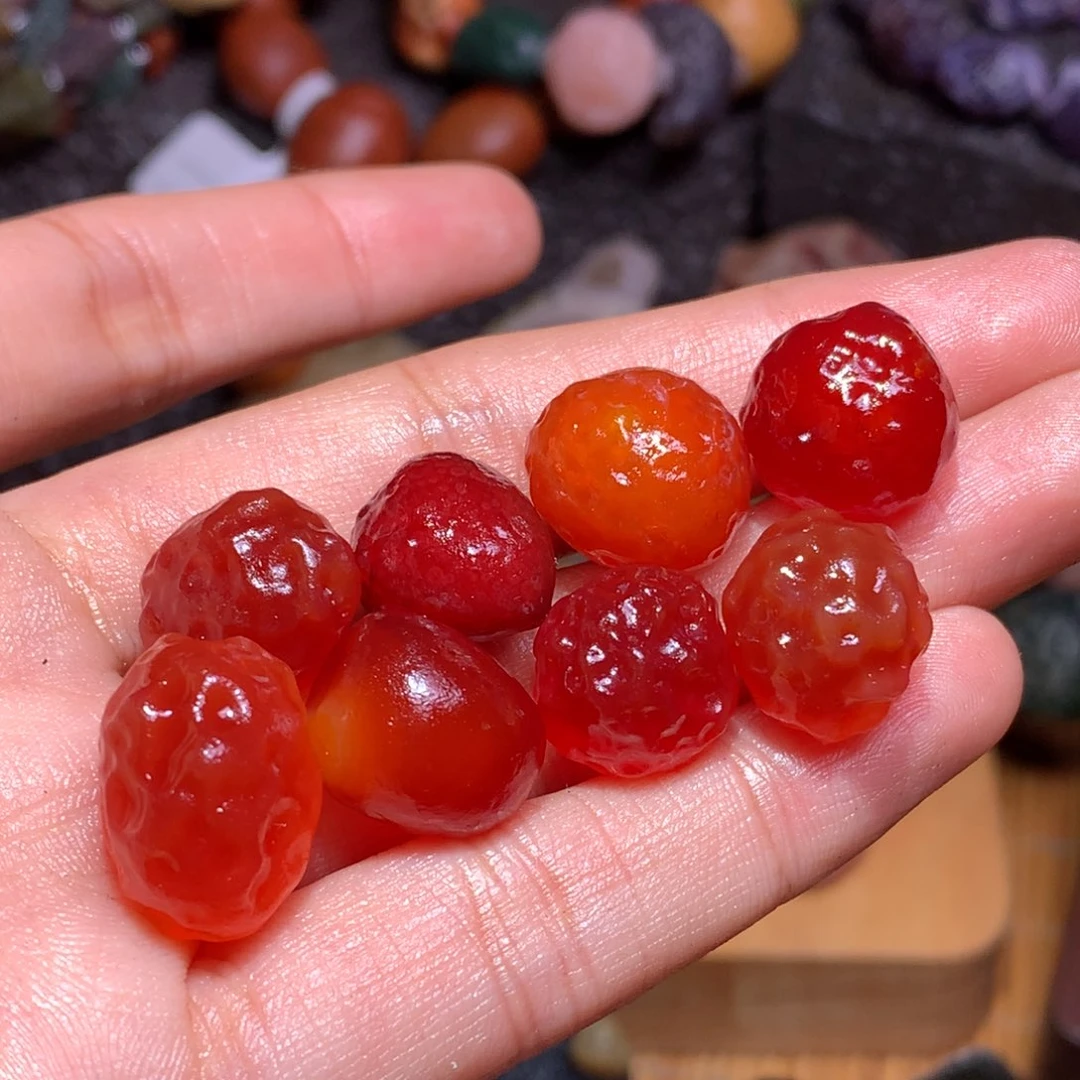 未镶嵌玛瑙/玉髓珠宝半成品