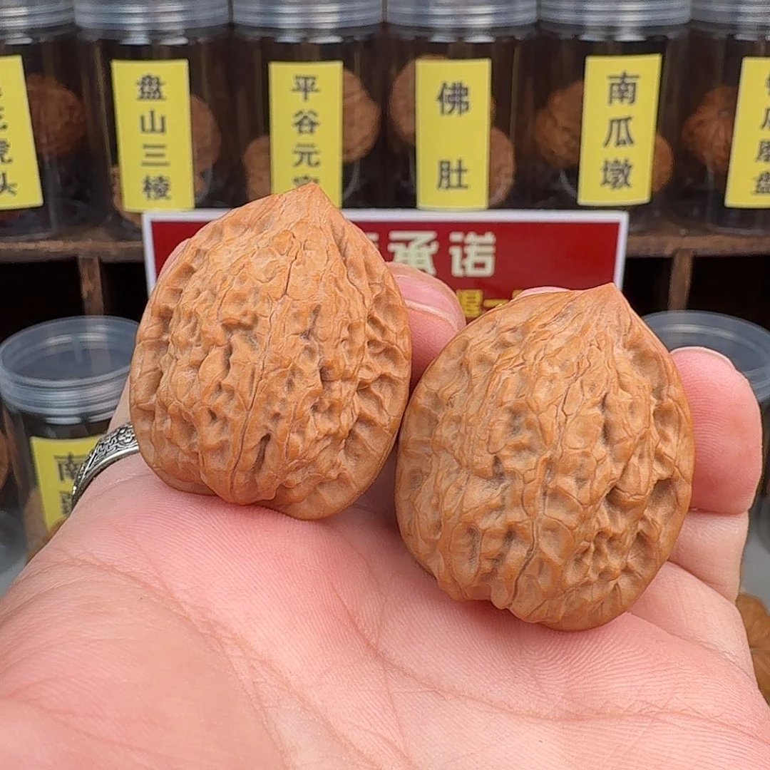 文玩核桃把件31全品野生小红袍