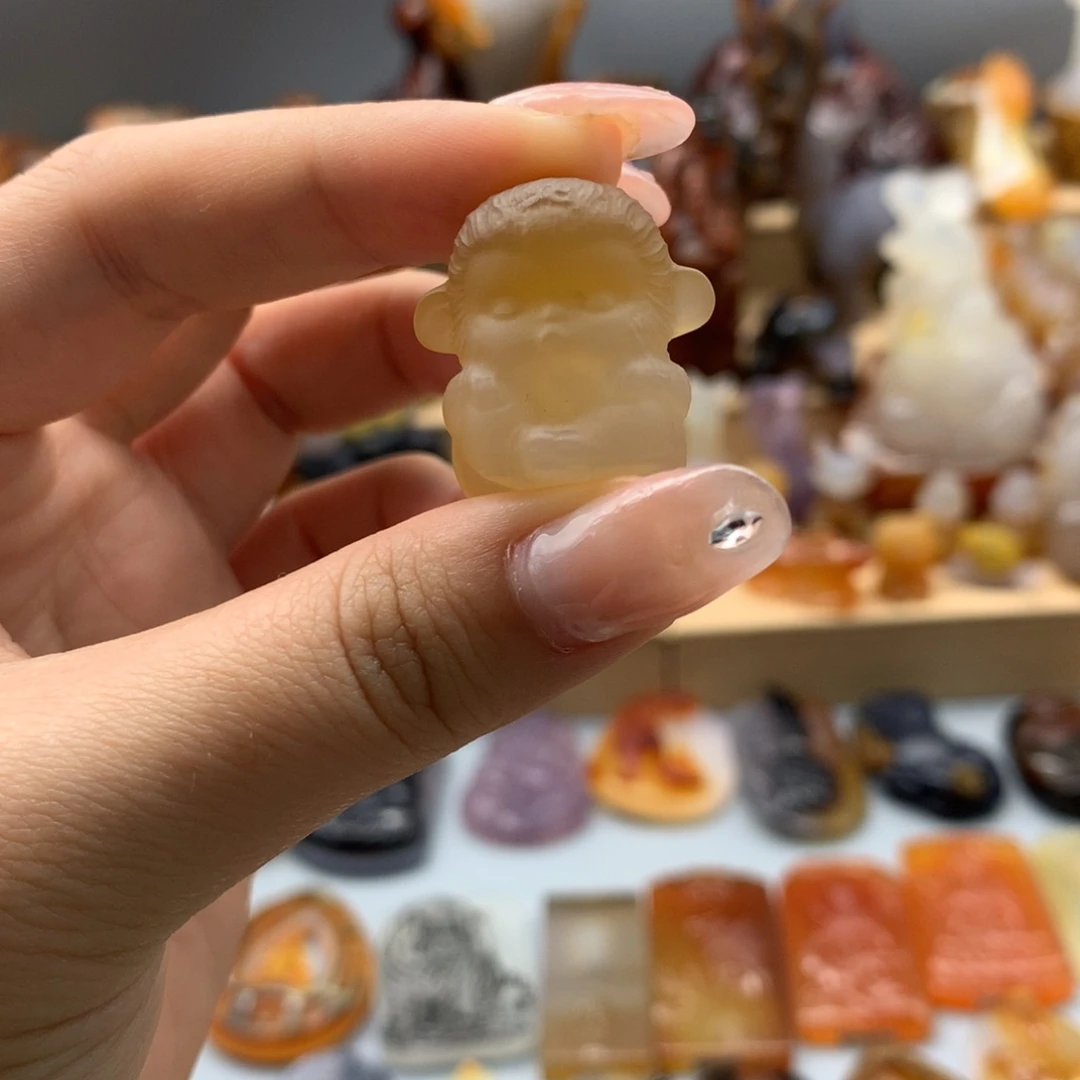 玛瑙/玉髓颈饰未镶嵌毛*