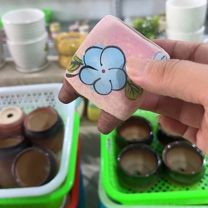 微瑕陶瓷花盆满9.9发