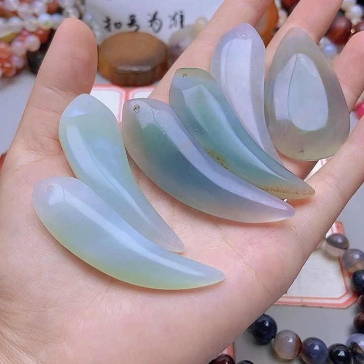 【闪购商品】未镶嵌玛瑙/玉髓珠宝半成品梦*