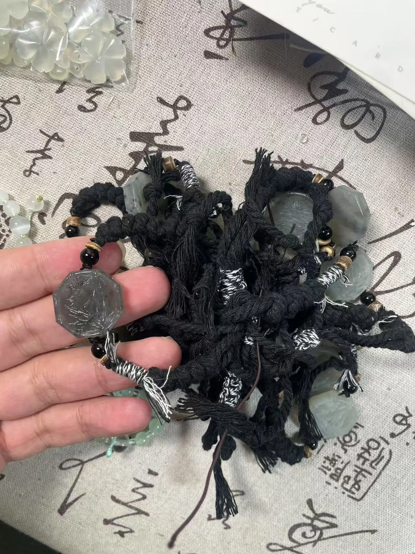 设计感手工藏风竹排手绳