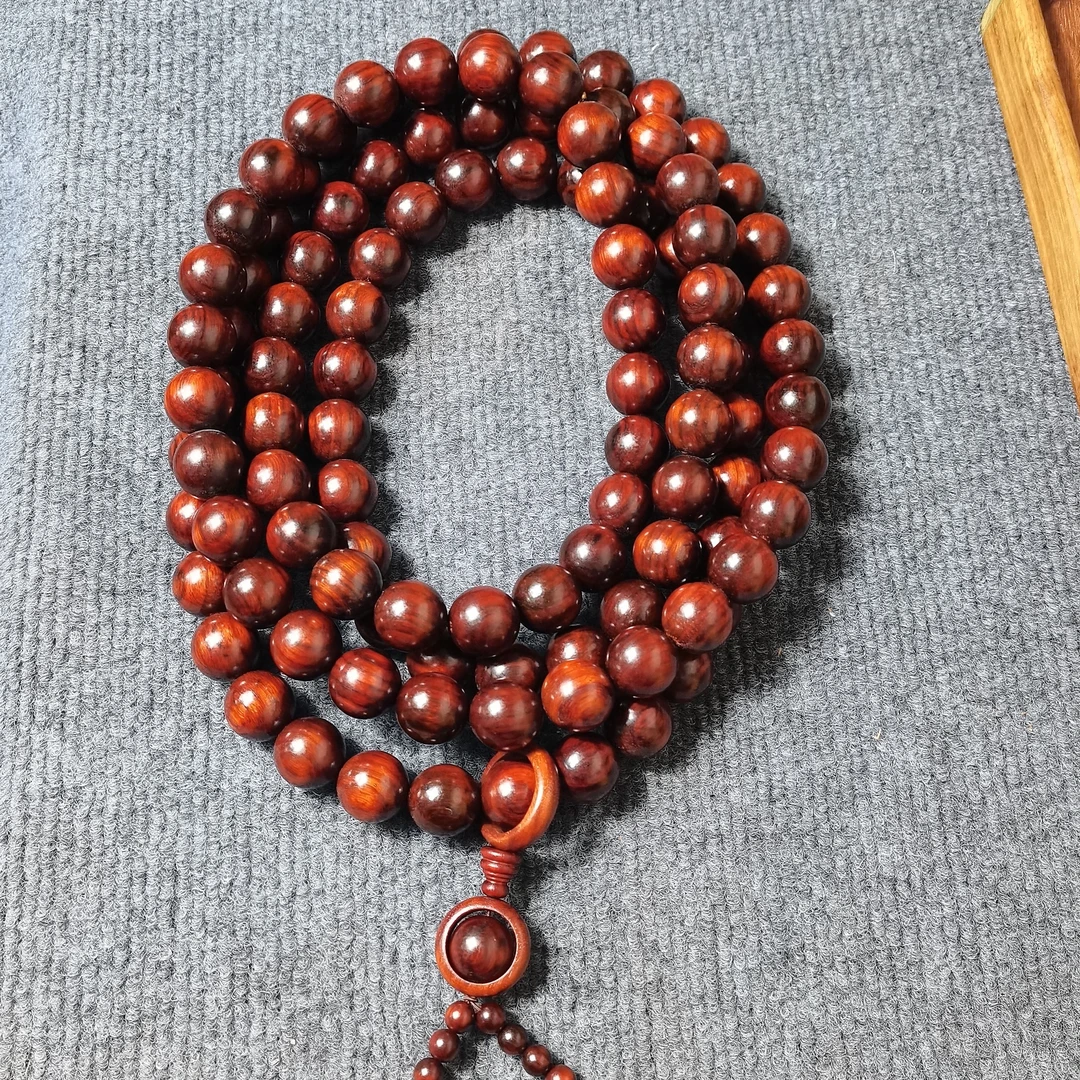 紫檀2.0 108 颗木质脖挂