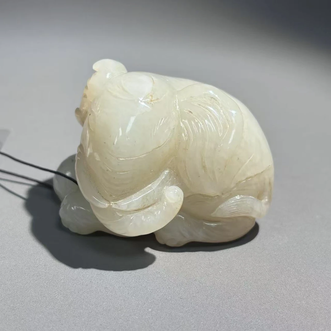 清代和田玉太平有象