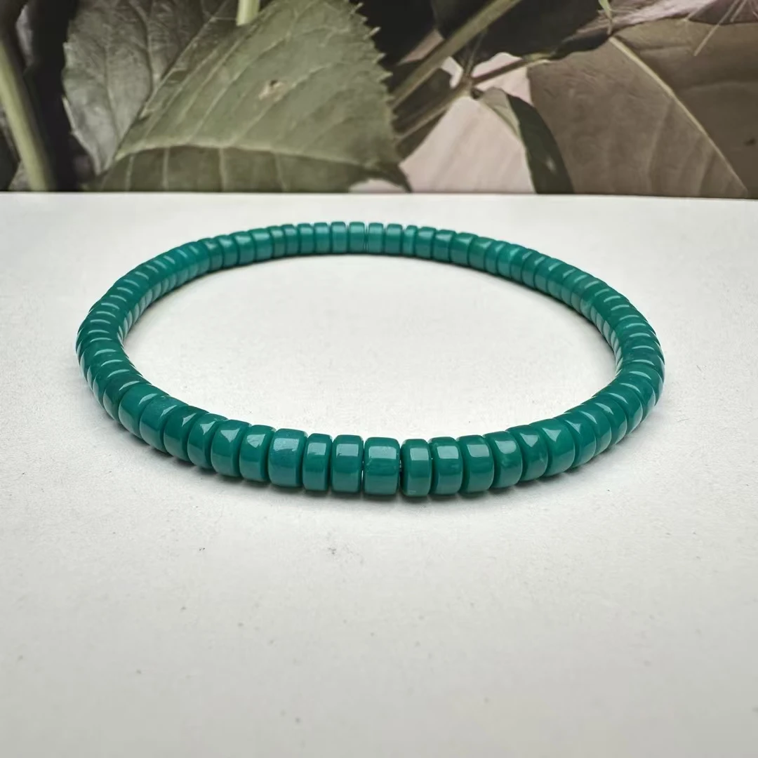 【直切手串】丫角山地狱色系玉化尺寸4.8mm