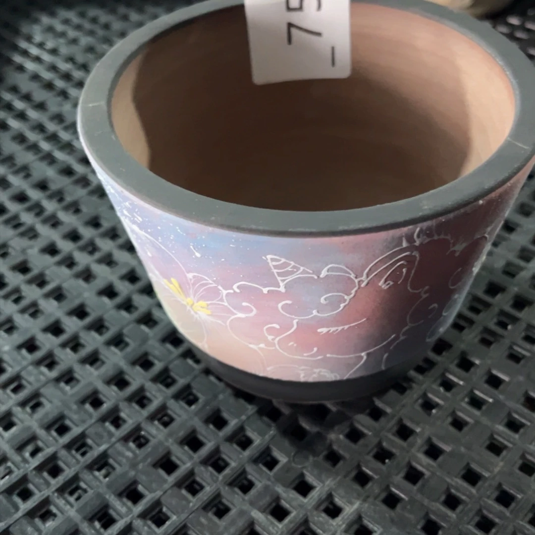 红陶班**～755花盆1个
