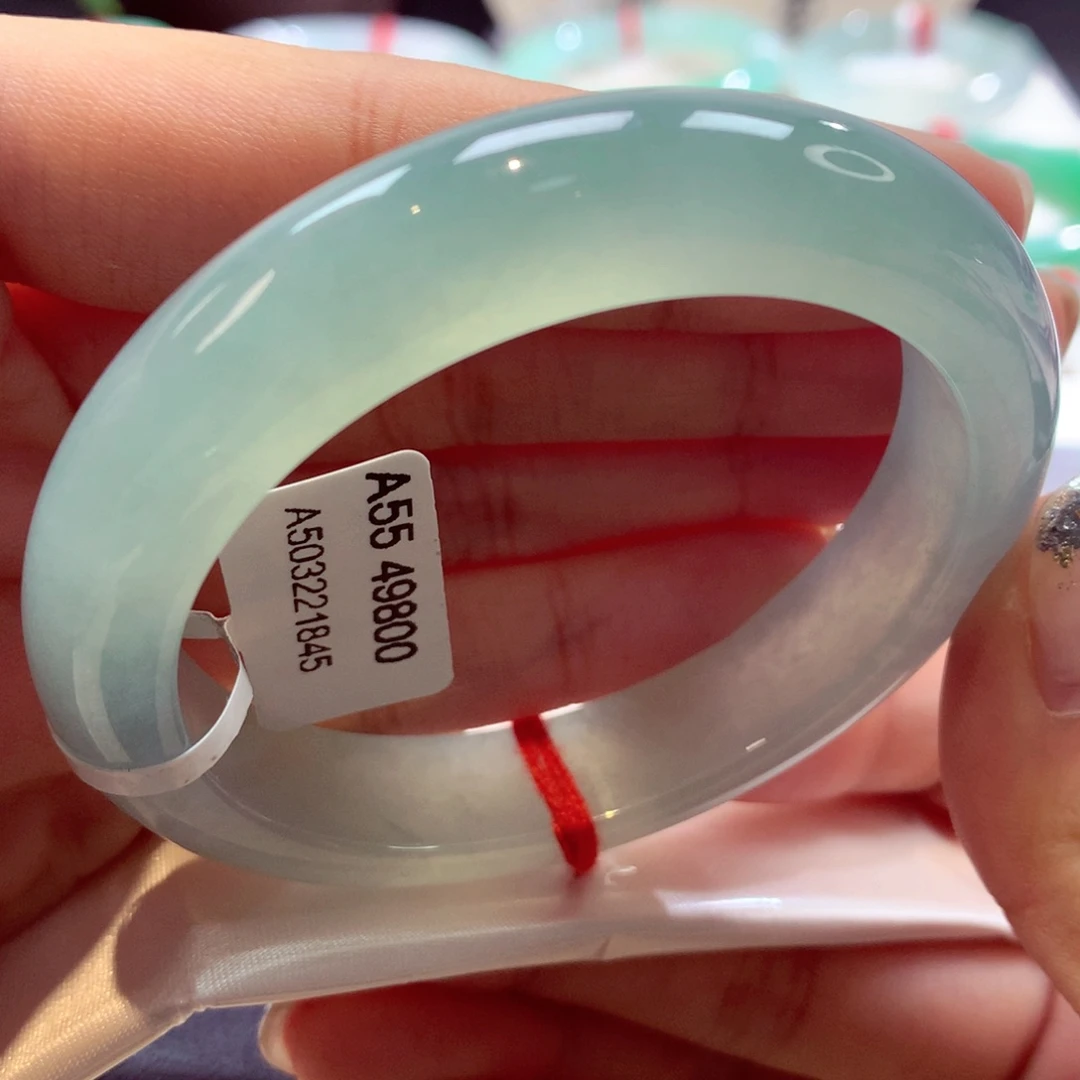 未镶嵌手镯翡翠37号正圈77