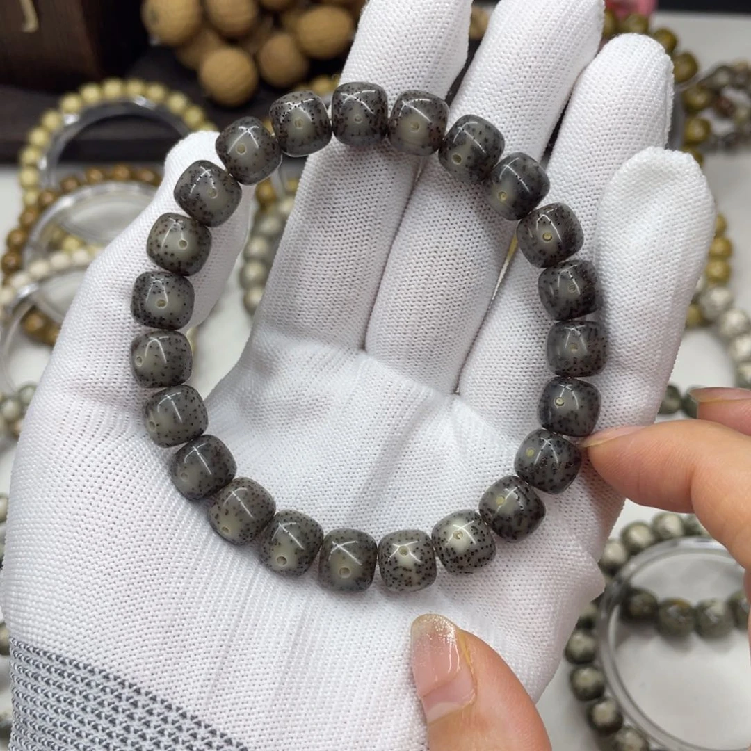 星月菩提手串10mm 黑冰