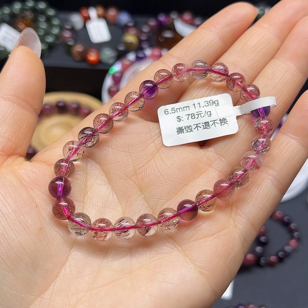 水晶手链未镶嵌?*梨