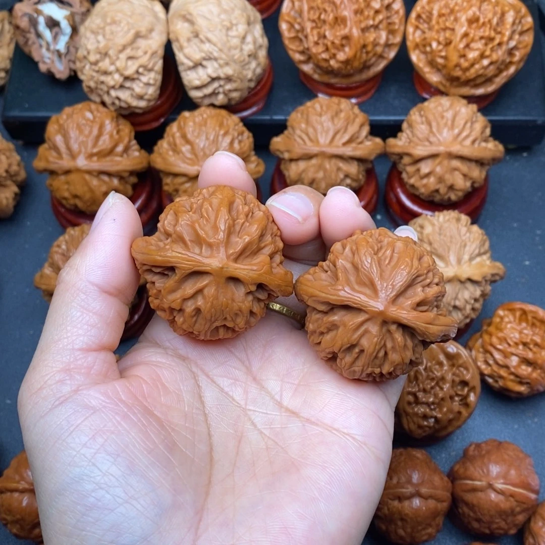 文玩核桃把件42宫灯