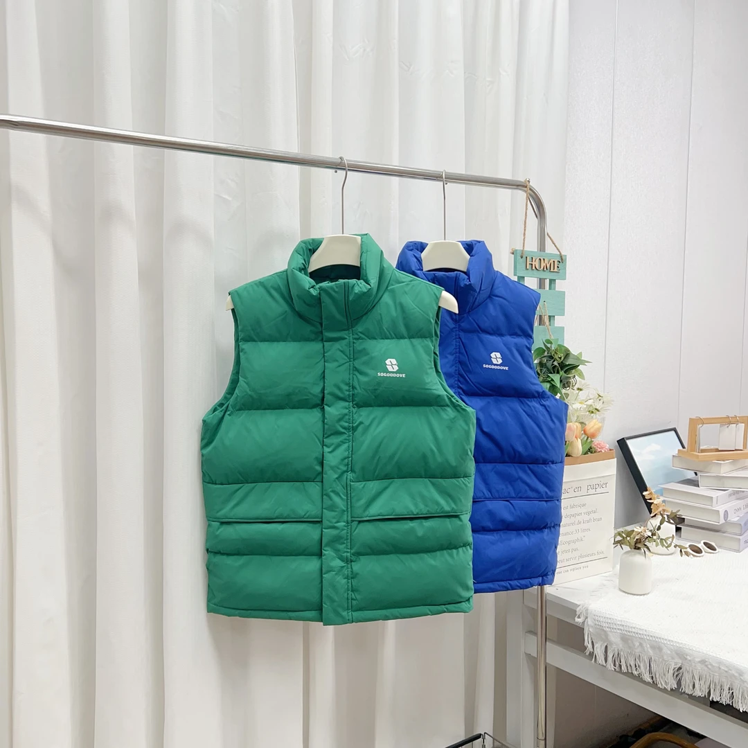 成人冬季立领简约外穿羽绒马甲3103