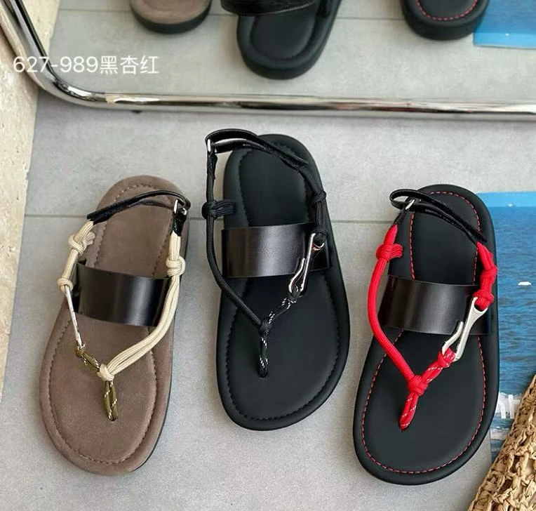 XIAOJIAOYA—618【度假凉鞋】“夏季小众设计人字凉鞋”627-989