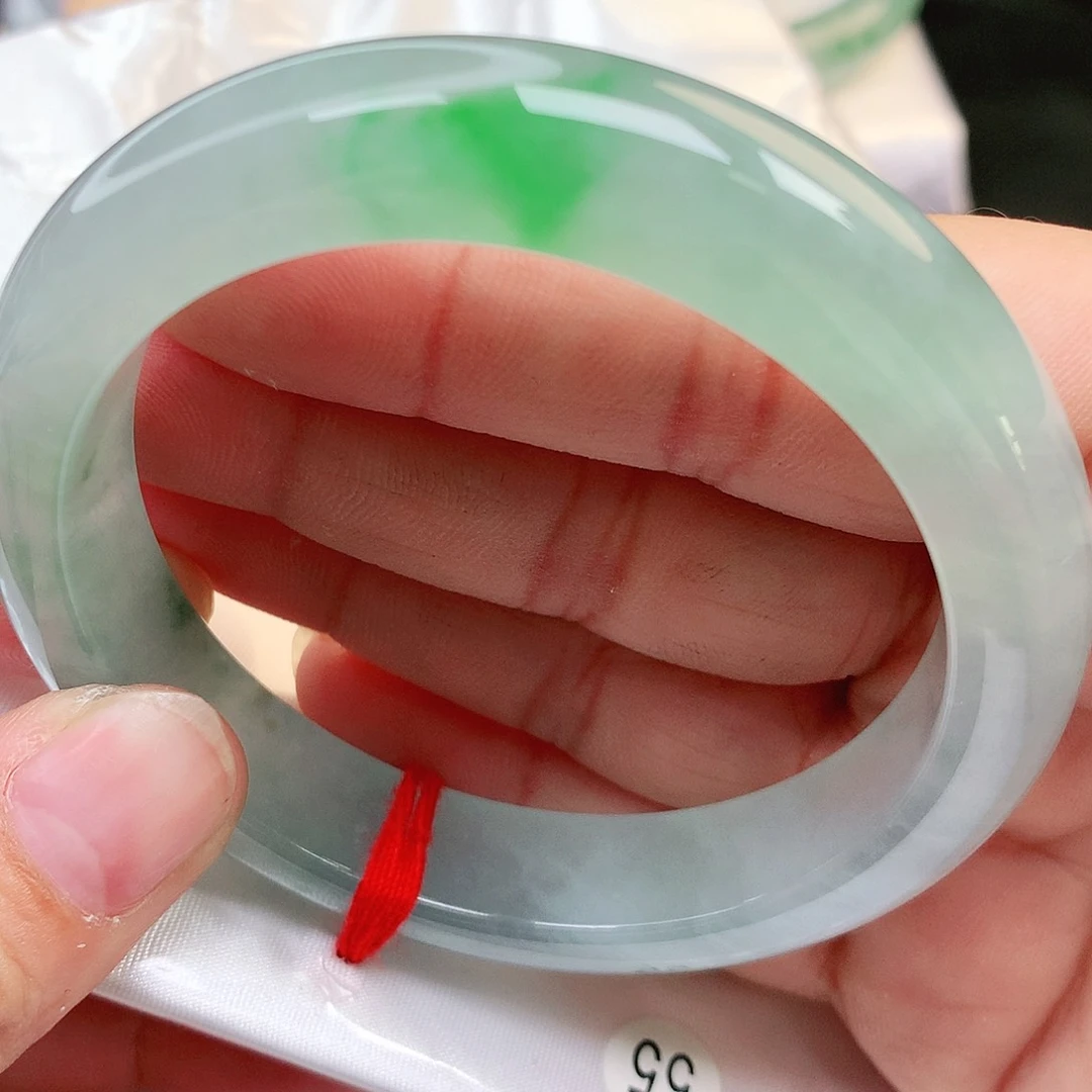 未镶嵌手镯翡翠纯天然A货翡翠有种有色毕业镯