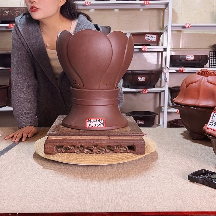 紫砂花盆紫砂花盆