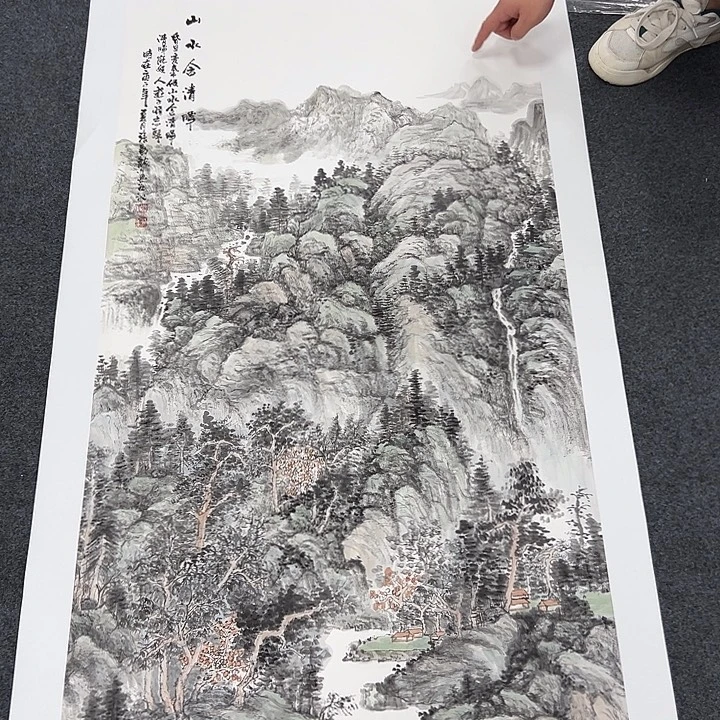国画国画作品宣纸纯手绘
