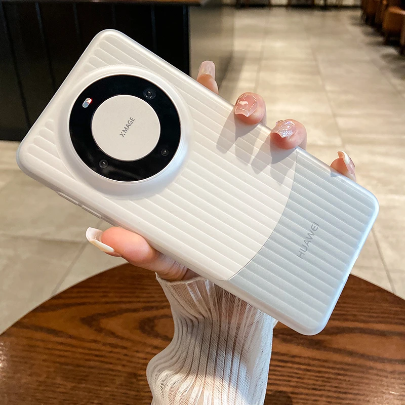 磨砂瓦楞纹适用华为mate80promax手机壳超薄肤感mate80防摔保护壳