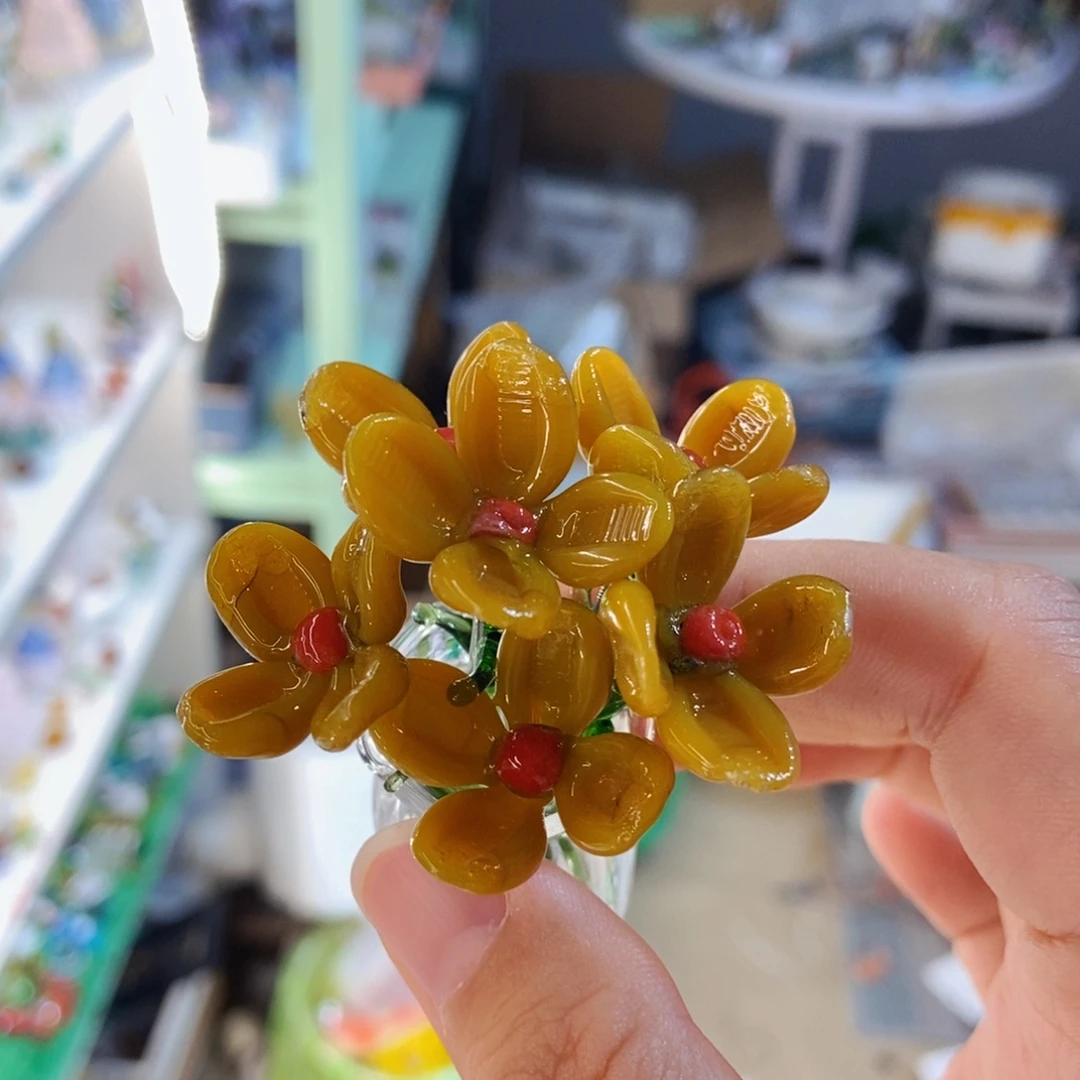 琉璃手工艺品花瓶