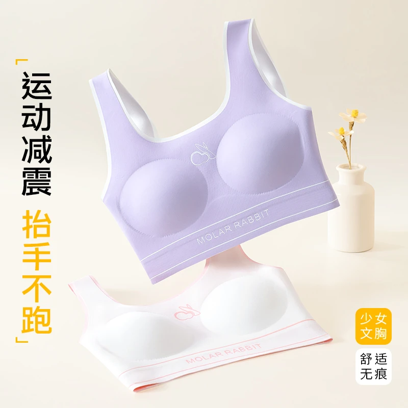 【3件】10-18岁少女发育期专业运动定型儿童女童内衣四季可穿FFS12