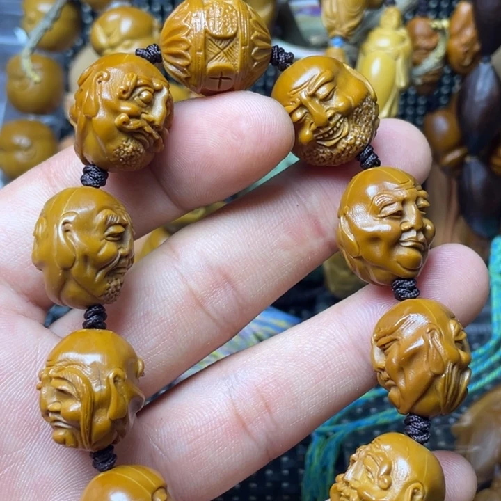 橄榄核手串/手链十八罗汉铁头核